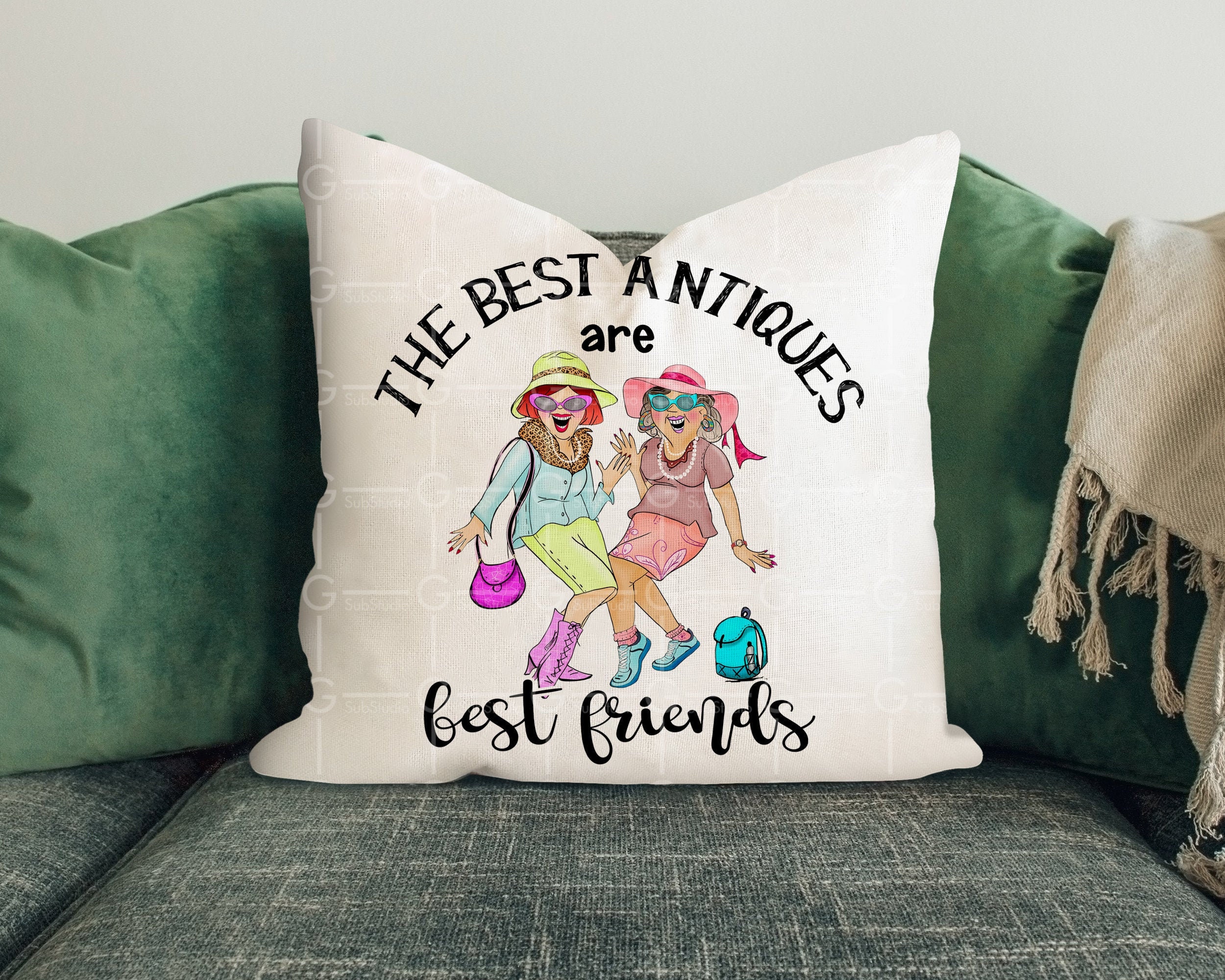 Best Friends PNG Sublimation design, The Best Antiques Are Best Friends, Friends Sublimation, Digital Design, Sublimation download DTG print