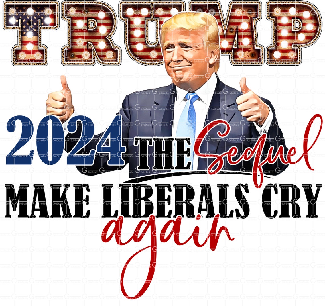 Trump 2024 PNG Sublimation Design Digital Download Etsy UK