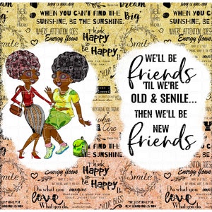 Biglietto Di Auguri Divertente Per Amico Scontroso 'We'll Be Friends Till We're Old And Grumpy, Wait, That's Now Isn't It', Con Busta Oro