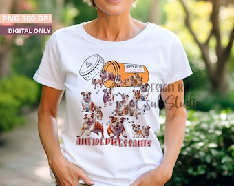 Bulldog sublimation designs download Happy Pills Antidepressants English Bulldog Sublimation Design Bulldog t-shirt Digital