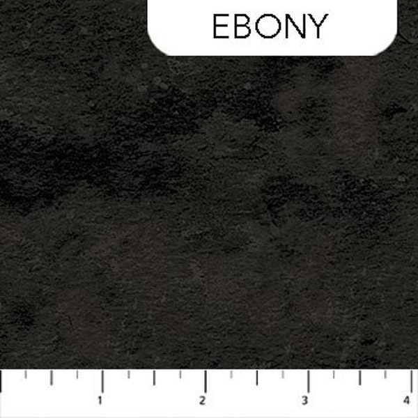 Toscana Blender Ebony Black 9020-99 by Northcott Fabrics Beautiful Black on Black Tone on Tone, By the Yard, Half Yard & Fat Quarter