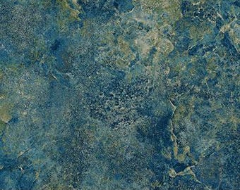 Tela de algodón Blue Planet Teal Quartz Blender, cortada a medida, de media yarda y cuartos gordos, de 42" de ancho, 26756-48 Stonehenge Gradations II de Northcott