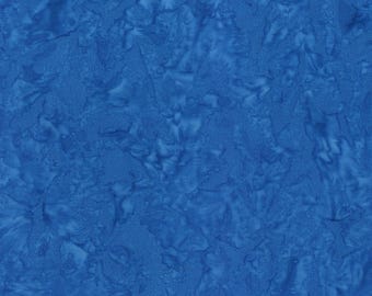 Prachtige blauwe en aquablauwe handgeverfde batikstoffen, 6 kleuren, halve meters en op maat gesneden katoenen stof van Riley Blake.