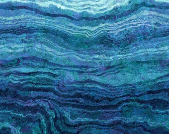 Beautiful Stonehenge Ombre II Midnight Light to Dark Blue in Half Yards & By the Yard Cotton Digital Printed Fabric 42" Wide Item DP27235-49