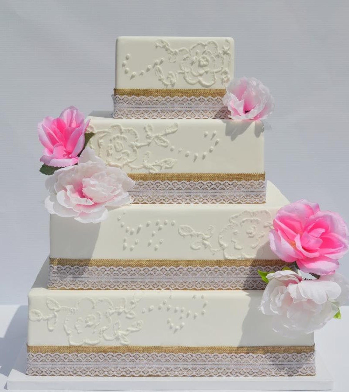 Faux Wedding Cake Fake Wedding Cake Wedding Cake Display Etsy
