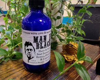 Man in Black, Hand Soap, Body Soap, Moisturizing Soap, Liquid Soap