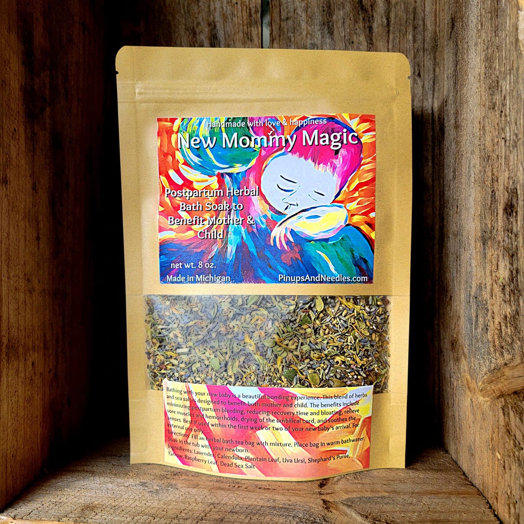 New Mommy Magic Herbal Bath Soak | Postpartum Bath Tea for Mom & Baby ...