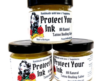 Protect Your Ink, Tattoo Aftercare, Healing Salve