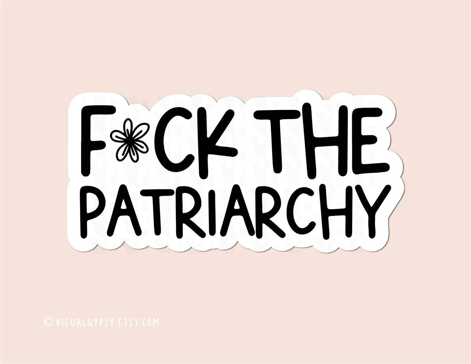 Fck The Patriarchy Sticker PNG Feminist Mug Tumbler Decal Etsy