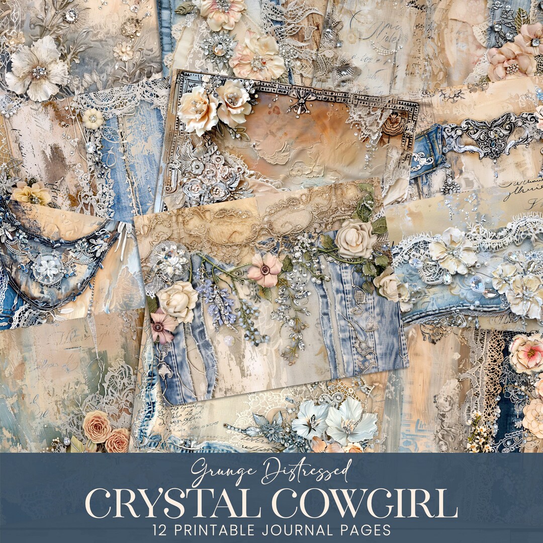 Metallic Graphic Small Journals- Dime Store Cowgirl