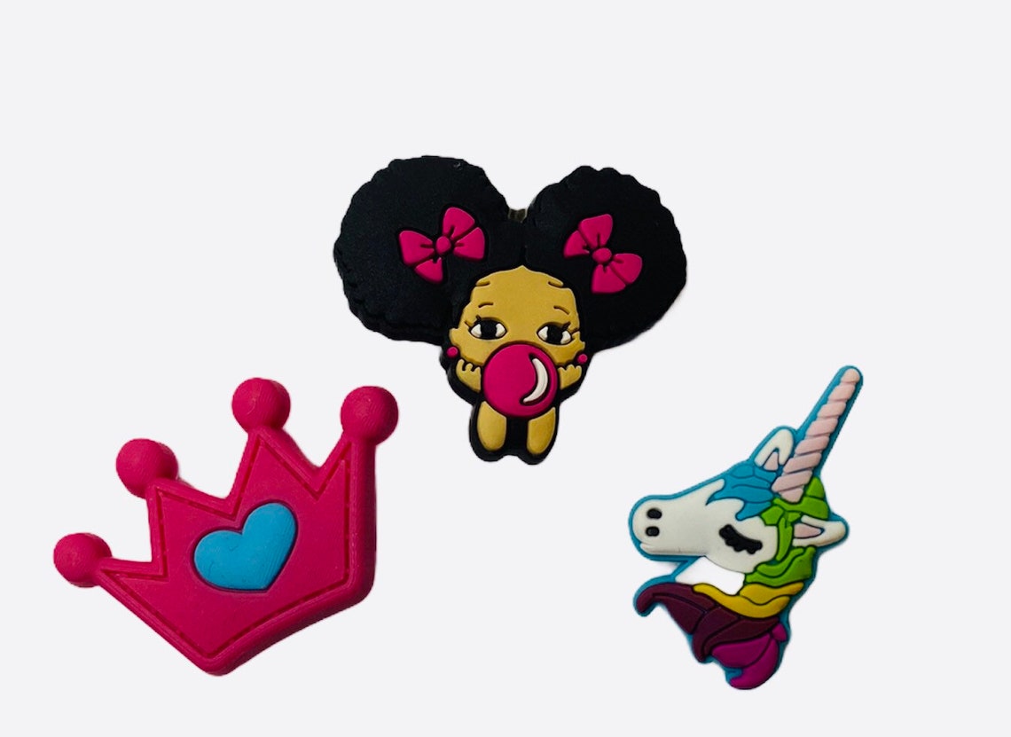 Black Girl Magic Croc CharmsWomen shoe charms Black Etsy