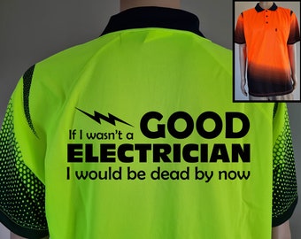 Electrician High-Vis Styled Polo