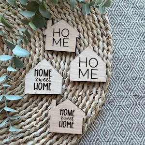 Home Magnete aus Holz - Spezialanfertigung oder Auswahl eines vorgefertigten Designs