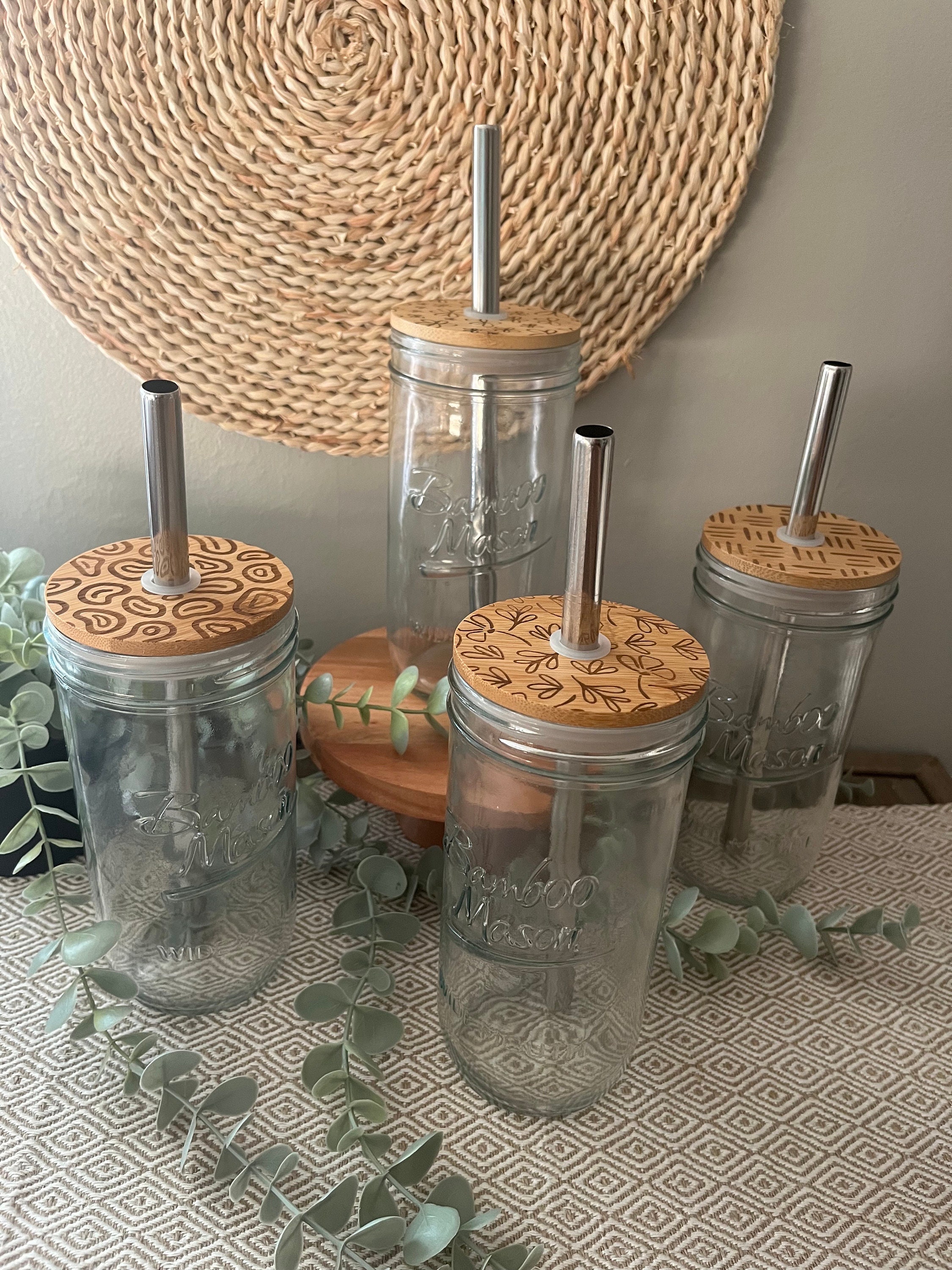 24 Oz Mason Jar Cup - Etsy