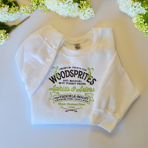Woodsprites Embroidered Sweater | Crewneck Or Hoodie