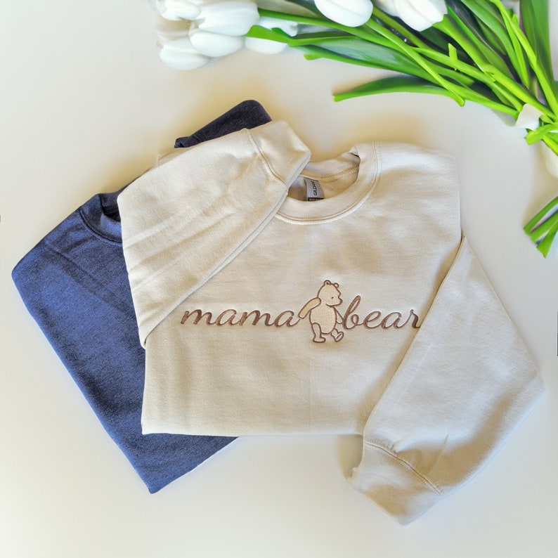Klassischer Winnie The Pooh Mama Bear Gildan Bestickter ...