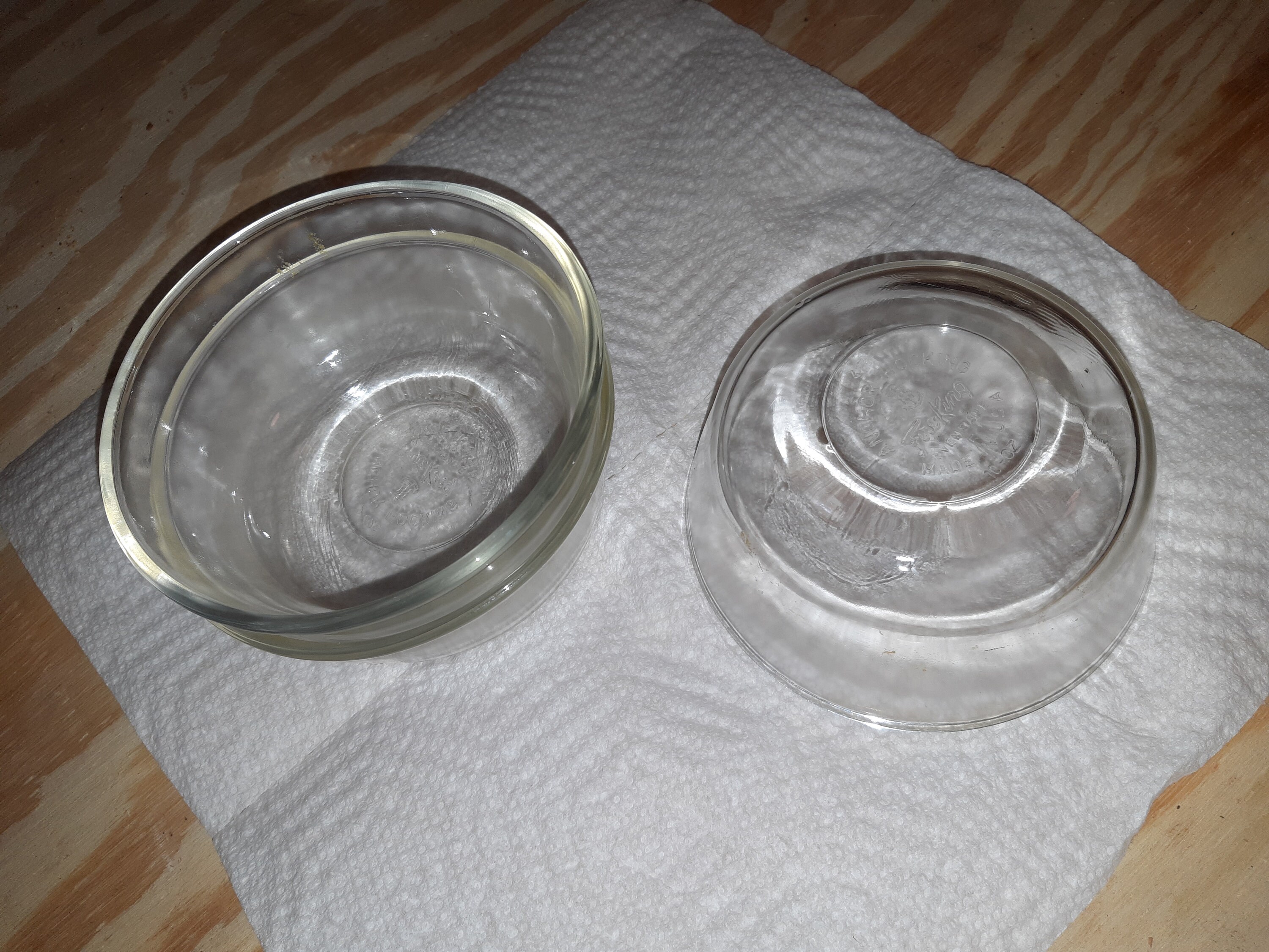 Anchor Hocking Fire King clear glass bowl Etsy