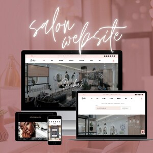 Salon, Clothing Store, Fashion House, Nail Shop, Beauty Shop, Wix Website Template