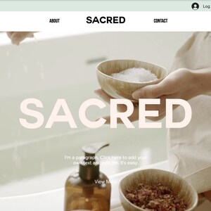 Candle Business Wix Website Template: Multi-Page Ecommerce