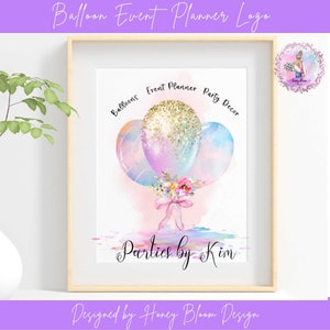 DIY Balloon Business Design Menu, Balloon Bouquet Design Menu, Branding Business Necessity Party Rentals, Bridal Baby Birthday, Balloon Art image 4