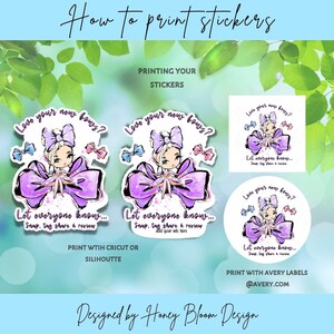 Bow Sticker Instant Download PNG Bow Add on Sticker Small Business