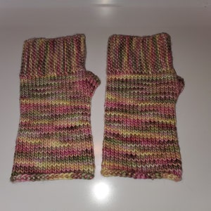 Meltaway Mints Fingerless Gloves Medium image 2