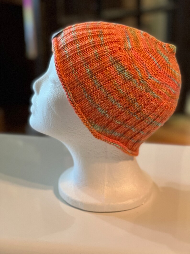 Mint Creamsicle Hat and Cowl Set image 3