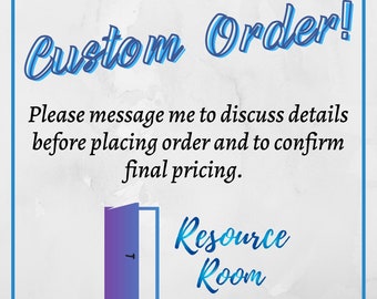 Custom Order for personalized digital printable