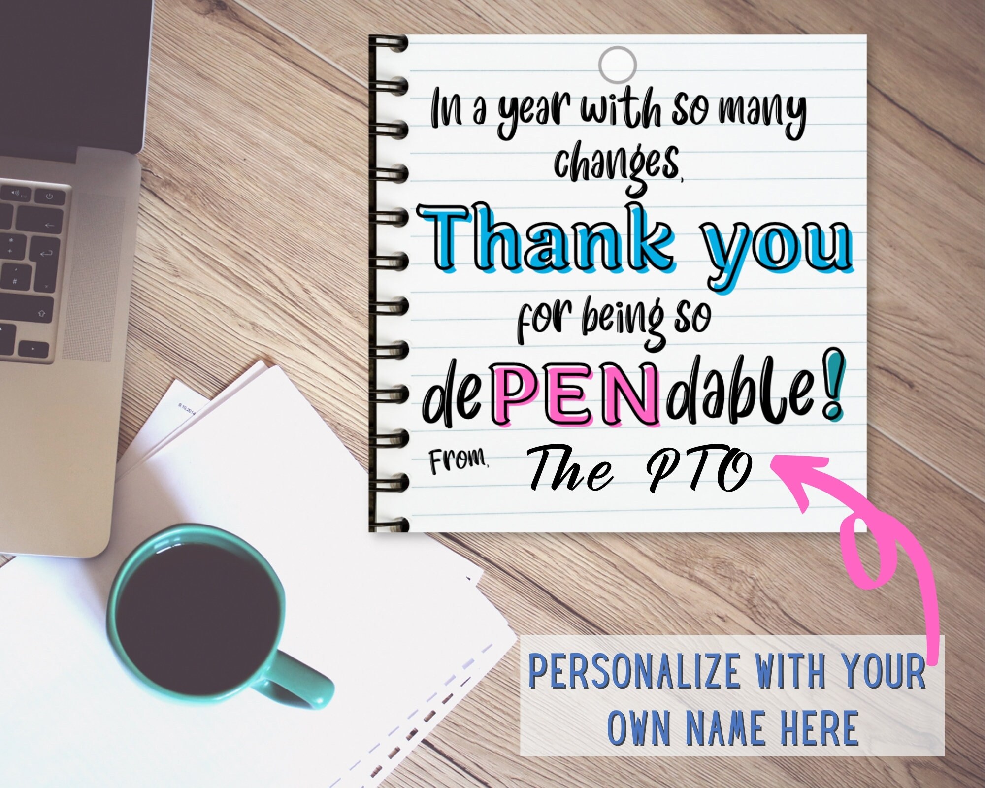 Dependable Appreciation Gift Tags Editable Printable Tags - Etsy