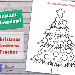 Weihnachten Kindness Tracker | Zufällige Akt der Kindness-Tracker | Taten der Güte