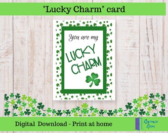 Lucky Charm St. Patrick's Day Card