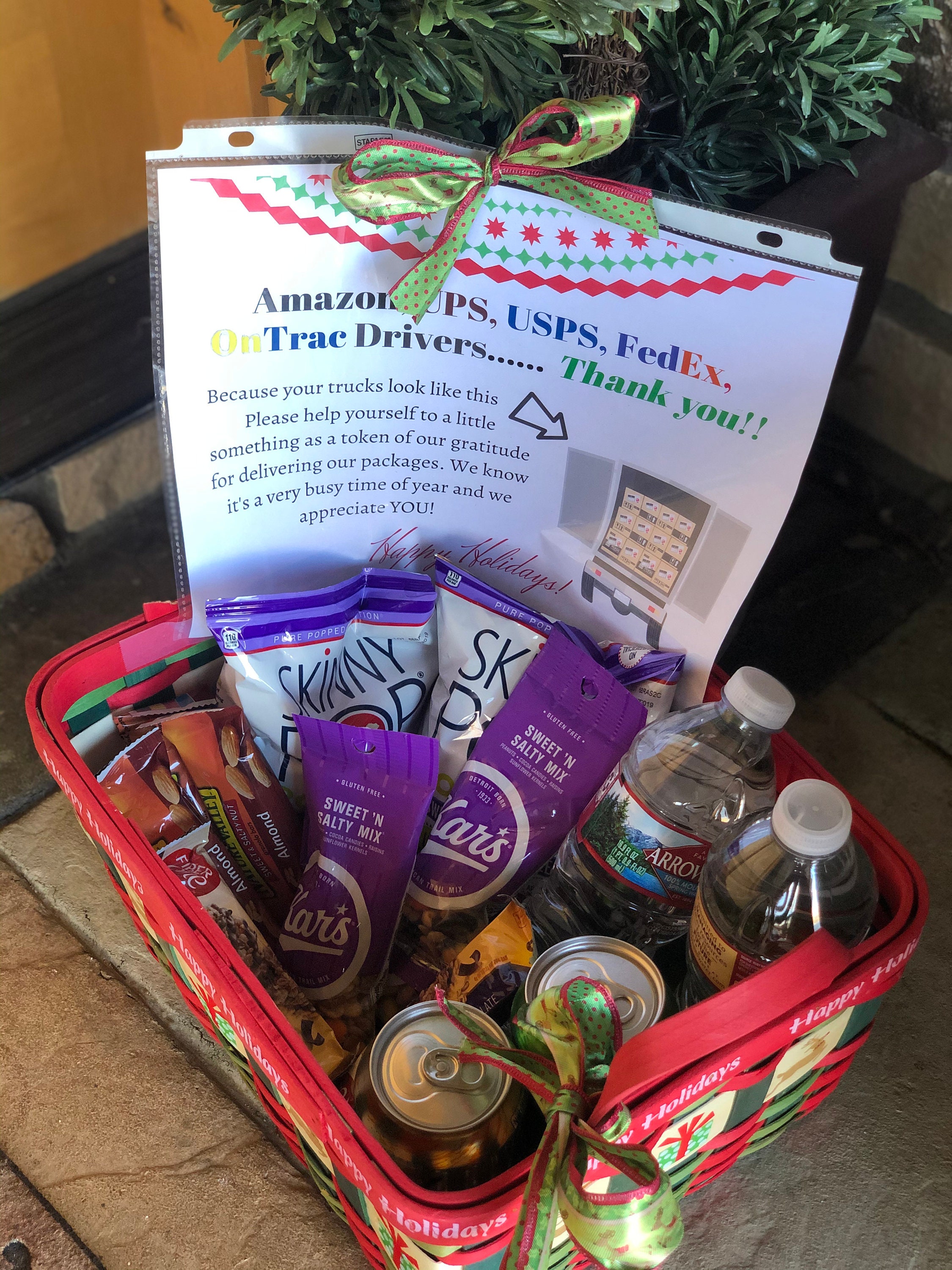 Thank You Sign for Delivery Drivers INSTANT DOWNLOAD Print at Home Sign