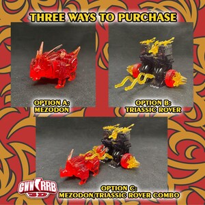 Dino Thunder/abaranger Mezodon/styraco and Triassic Rover/dinocarry ...