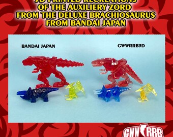 Dino Thunder/abaranger Thundersaurus Team Minizord Set 3D Prints