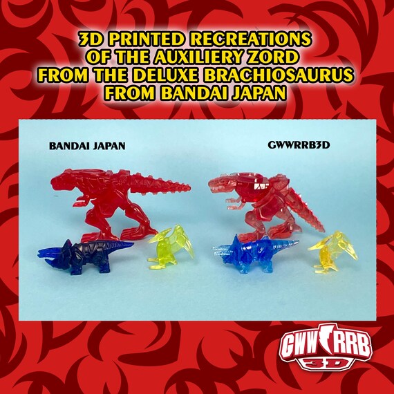 Dino Thunder/abaranger Thundersaurus Team Minizord Set 3D Prints