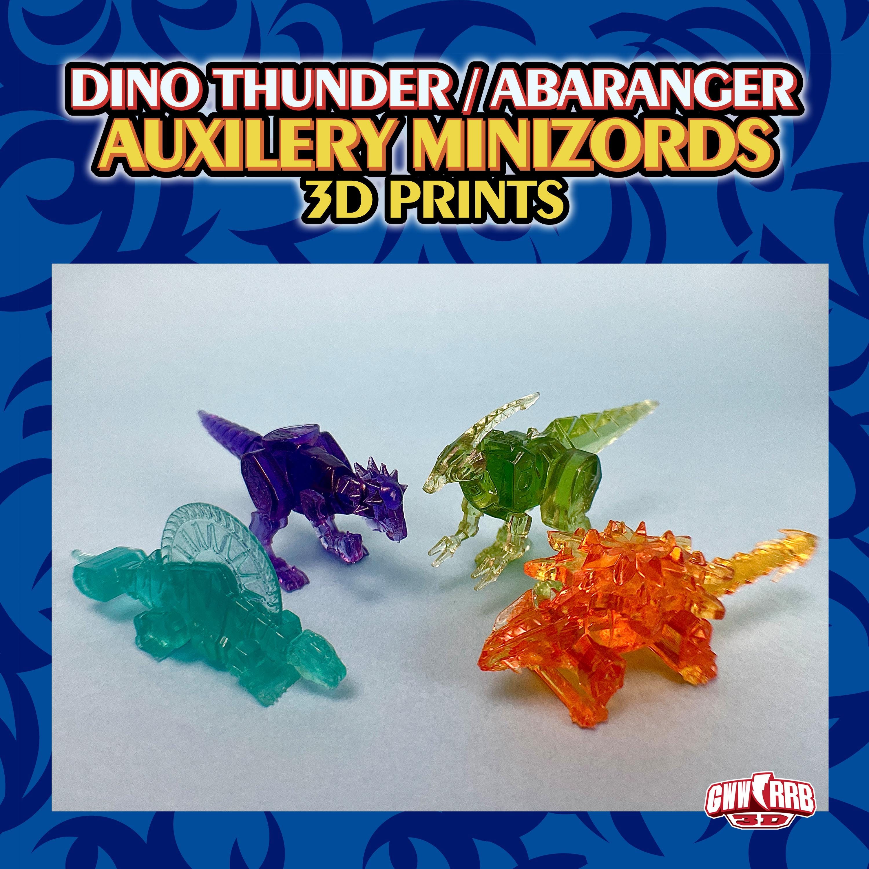Dino Thunder/abaranger Auxiliary Minizord Set 3D Prints - Etsy