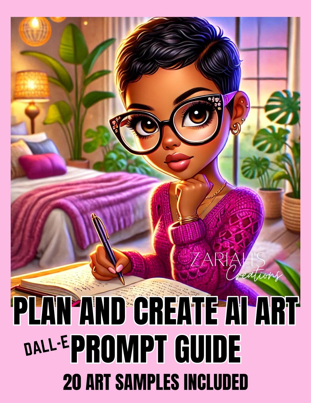 Plan and Create Ai Art Digital Prompt Guide | Includes 20 Art Samples ...