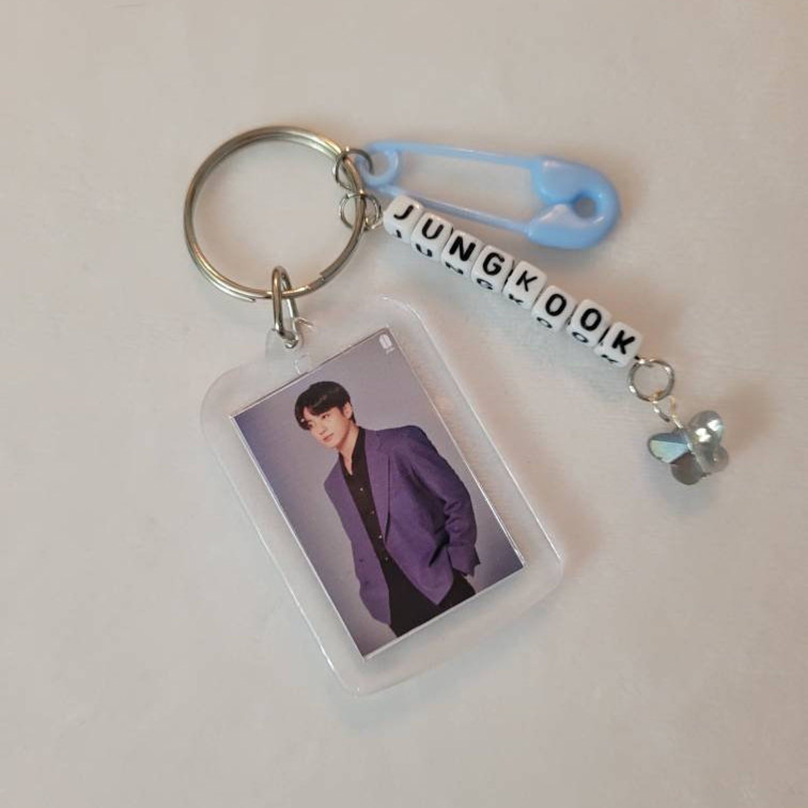 BTS Kpop Jungkook JK Keychain Etsy