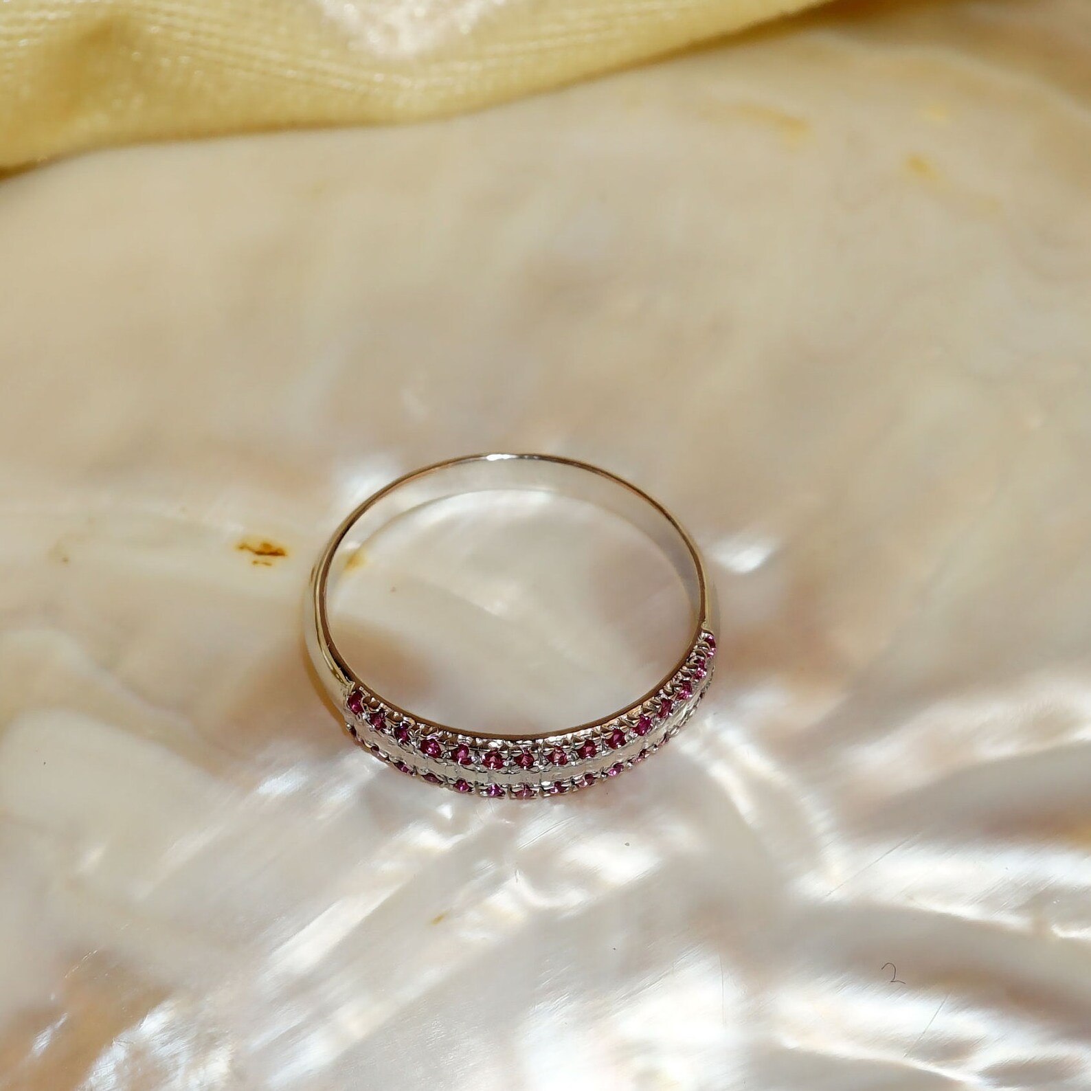 Round Ruby Ring / 14k Gold Ring / Genuine Ruby Ring / Natural - Etsy