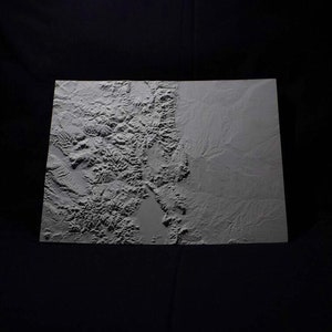 Colorado 3D Topographic Map | Etsy