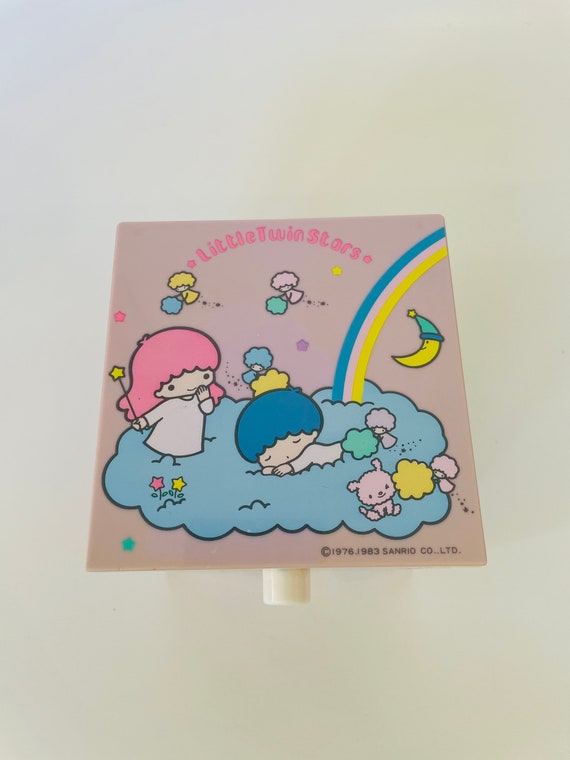 Boîte à Savon Sanrio Little Twin Stars - Vintage 1976 - Japon - Plastique Rose