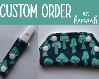 CUSTOM ORDER for Hannah