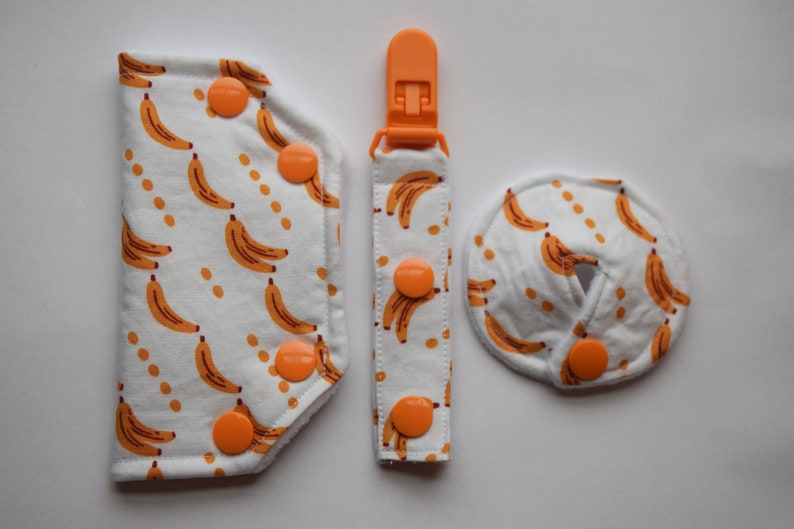 Banana Tubie Set Tubie Clip Tubie Pad Feeding Tube Pad G-Tube Pad GJ Tube Pad Port Cover image 1