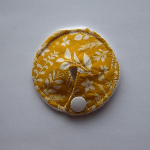 Yellow Floral Tubie Set Tubie Clip Tubie Pad Feeding Tube Pad G-Tube Pad GJ Tube Pad Port Cover Tubie Pad