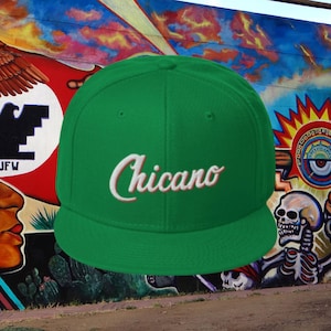 Chicano Snapback Hat, Mexican heritage hat, Chicano pride hat for men