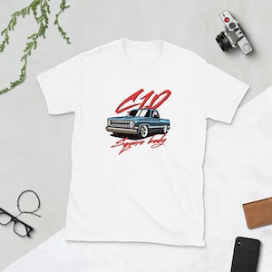 C10 uniseks T-shirt met korte mouwen, Chevy cadeau voor hem, klassiek vrachtwagenshirt, Chevy pick-up T-shirt