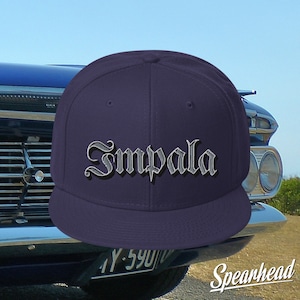 Impala lowrider embroidered hat, chevy impala hat, Impala ball cap, chevy hat, perfect car show hat