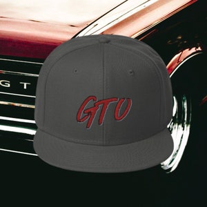 Pontiac GTO car Hat, Cool classic muscle car gift for a Pontiac fan, cool Christmas gift for husband, son or Grandpa