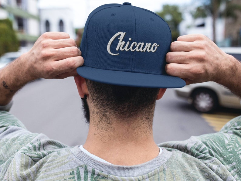 Chicano Snapback Hat, Mexican Heritage Hat, Chicano Pride Hat for Men