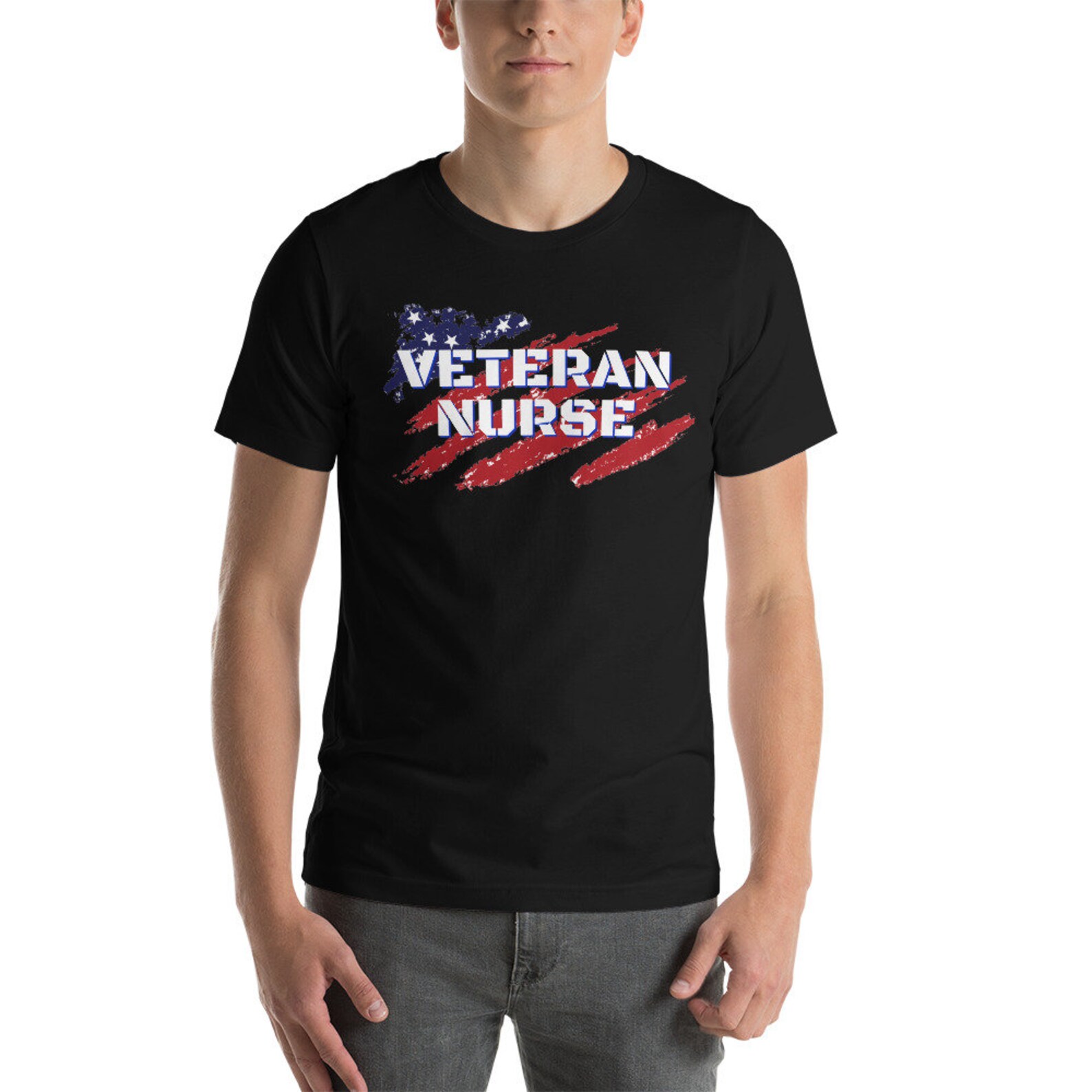 Veteran Nurse tee memorial day shirt July 4th shirt RN | Etsy